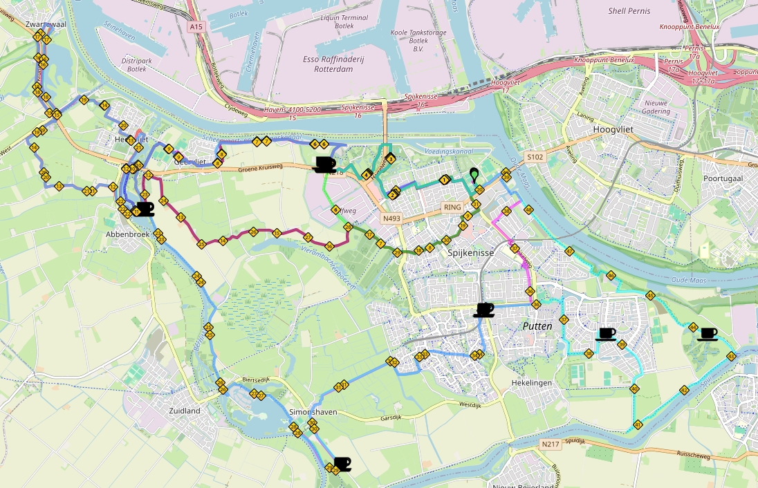 Routes Spijkenissermars